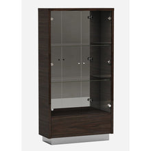 Load image into Gallery viewer, 43&quot; X 16&quot; X 76&quot; Wenge Vetrina