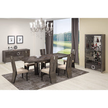 Load image into Gallery viewer, 98.5&quot; X 43.5&quot; X 30&quot; Gray Dining Table and 6&quot; Chair Set