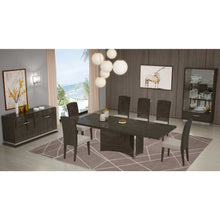 Load image into Gallery viewer, 57&quot; X 64.5&quot; X 130.5&quot; Gray Dining Table and 6Pcs Chair Set