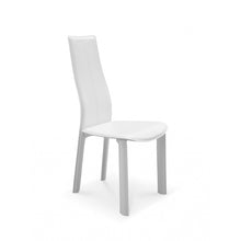 Load image into Gallery viewer, Set of 4 Modern Dining White Faux Leather Dining Chairs