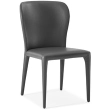 Load image into Gallery viewer, Set of 2 Gray Faux Leather Dining Chairs