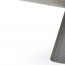 Load image into Gallery viewer, 95 X 43 X 30 Gray Oak0 Veneer Oval Dining Table