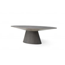 Load image into Gallery viewer, 95 X 43 X 30 Gray Oak0 Veneer Oval Dining Table