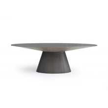 Load image into Gallery viewer, 95 X 43 X 30 Gray Oak0 Veneer Oval Dining Table