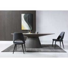 Load image into Gallery viewer, 95 X 43 X 30 Gray Oak0 Veneer Oval Dining Table