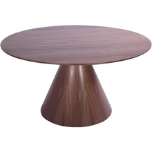 Load image into Gallery viewer, 59 X 59 X 30 Walnut Veneer Dining Table