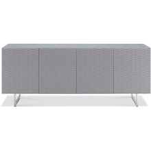 Load image into Gallery viewer, 79 X 18 X 32 Gray Metal Buffet