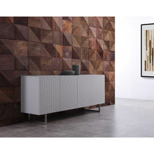 Load image into Gallery viewer, 79 X 18 X 32 Gray Metal Buffet