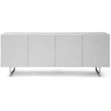 Load image into Gallery viewer, 79 X 18 X 32 White Metal Buffet