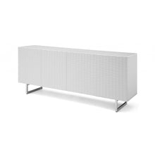 Load image into Gallery viewer, 79 X 18 X 32 White Metal Buffet