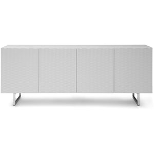 79 X 18 X 32 White Metal Buffet