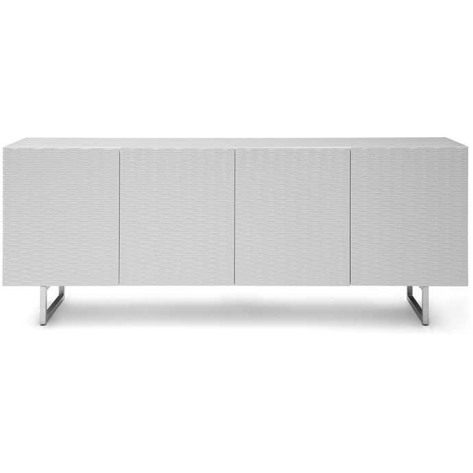 79 X 18 X 32 White Metal Buffet