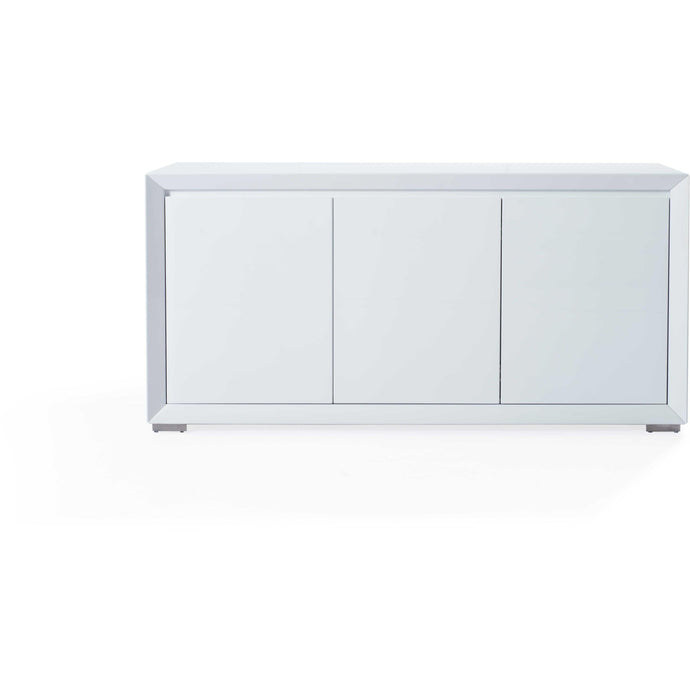 61 X 20 X 30 White Stainless Steel Buffet