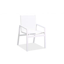 Load image into Gallery viewer, Set of 2 White Aluminum Dining Armed Chairs