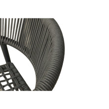 Load image into Gallery viewer, Set of 4 Gray Open Weave Patio Arm Chairs