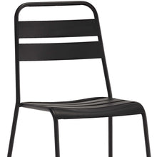 Load image into Gallery viewer, Set of 4 Gray Stacking Aluminum Armless Chairs