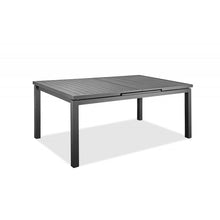 Load image into Gallery viewer, 71 X 43 X 30 Gray Aluminum Extendable Dining Table