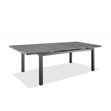 Load image into Gallery viewer, 71 X 43 X 30 Gray Aluminum Extendable Dining Table