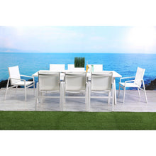 Load image into Gallery viewer, 87 X 39 X 29 White Aluminum Dining Table