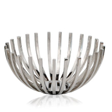 Load image into Gallery viewer, 14&quot; Round Stainless Steel Modern Open Centerpiece Bowl