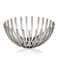 Load image into Gallery viewer, 14&quot; Round Stainless Steel Modern Open Centerpiece Bowl