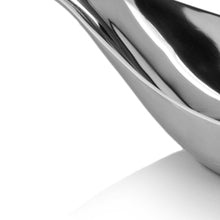 Load image into Gallery viewer, 8&quot; X 34.5&quot; X 5.5&quot; Silver Aluminum Long Wavy Bowl