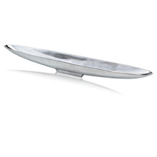 Load image into Gallery viewer, 47&quot; Contempo Shiny Silver Extra Large Long Boat Tray