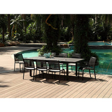 Load image into Gallery viewer, Set of 2 Gray Stackable Aluminum Sling Armless Chairs
