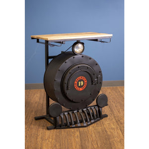 17.5" X 28.5" X 36" Steam Engine Bar Counter