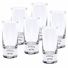 Load image into Gallery viewer, Mouth Blown Crystal 6 Pc Shot or Vodka Glass Set 3 oz