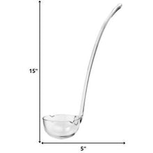 Load image into Gallery viewer, Mouth Blown Lead Free Crystal Gravy Dressing or Punch Ladle