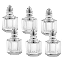 Load image into Gallery viewer, Individual Silver Crystal Salt and Peppers Gift Boxed 6 Pc Set