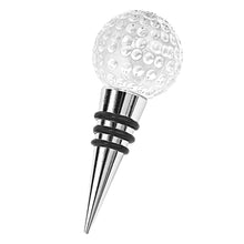 Load image into Gallery viewer, Hand Crafted Crystal Golf Ball Bottle Stopper
