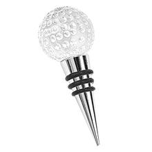 Load image into Gallery viewer, Hand Crafted Crystal Golf Ball Bottle Stopper