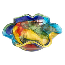 Load image into Gallery viewer, 85 MultiColor Art Glass Floppy Centerpiece Bowl
