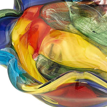 Load image into Gallery viewer, 85 MultiColor Art Glass Floppy Centerpiece Bowl