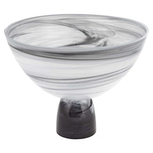 Load image into Gallery viewer, 10 Mouth Blown Polish Glass Footed Centerpiece Bowl