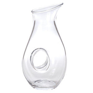 Mouth Blown Lead Free Crystal Pitcher 28 oz