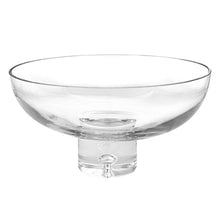 Load image into Gallery viewer, 11 Mouth Blown Deep Pedestal Glass Centerpiece Bowl