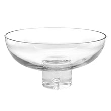 Load image into Gallery viewer, 11 Mouth Blown Deep Pedestal Glass Centerpiece Bowl