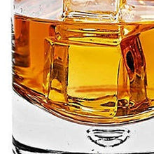 Load image into Gallery viewer, 4 pc set Old Fashioned Lead Free Crystal Scotch Glass 8 oz