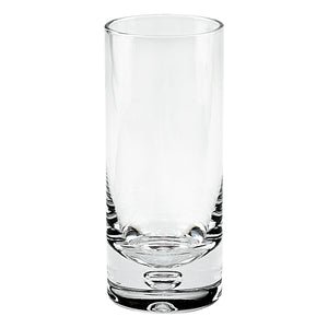 Mouth Blown Crystal Lead Free Hiball Glass 13 oz 4 pc Set