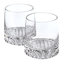 Load image into Gallery viewer, Mouth Blown European Crystal Whiskey Set 4 Pc Rocks or DOF Set