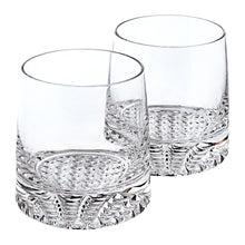 Load image into Gallery viewer, Mouth Blown European Crystal Whiskey Set 4 Pc Rocks or DOF Set