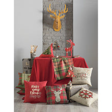 Load image into Gallery viewer, 70&quot; Merry Christmas Rectangle Tablecloth in Red