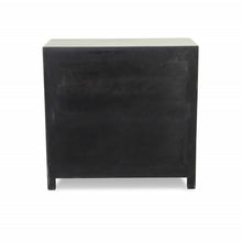 Load image into Gallery viewer, Sea Salt Blue and White Shutter Accent Cabinet