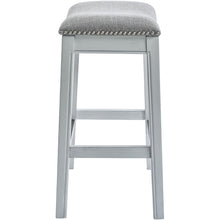 Load image into Gallery viewer, 31&quot; White Finished Solid Wood Bar Stool