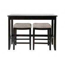 Load image into Gallery viewer, Perfecto Espresso Finish Sofa table with Two Bar Stools