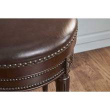 Load image into Gallery viewer, Counter Height Stool in Distressed Walnut Finished