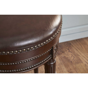 Counter Height Stool in Distressed Walnut Finished